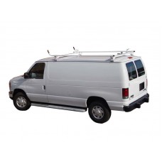 Aluminum Ladder Rack - Full Size Ford Econoline 1994 - 2014 - Single Lock Down Aluminum Ladder Rack - Full Size Ford Econoline 1994 - 2014 - Single Lock Down