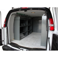 Base Van Shelving Package - Set of 2 Shelves, GMC, Chevy, Ford